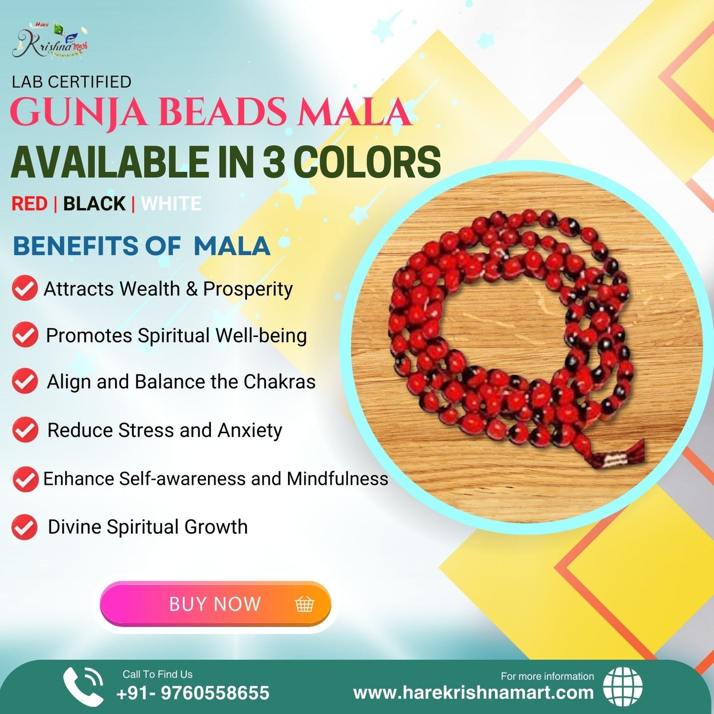 Gunja mala|red gunja malaprice|whitegunajamala|blackgunjamala|gunjamalabenefits|gunjamalaprie|originalgunjamala|redgunjamalabenefits|whitegunjamalaprice|hare krishna mart