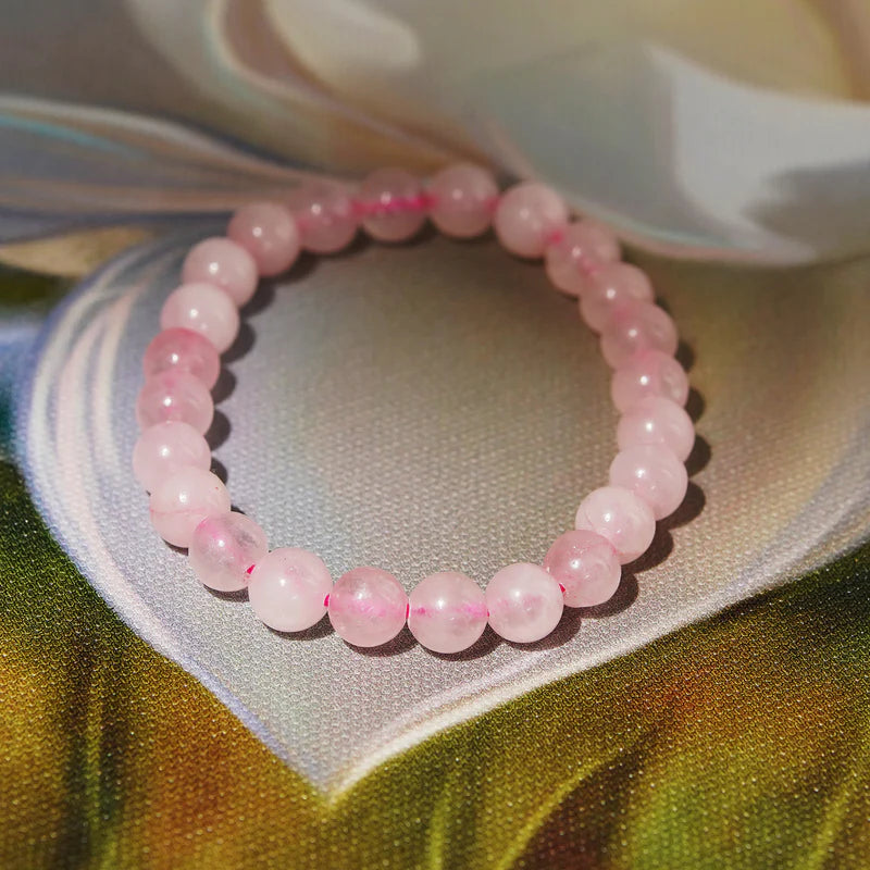 Rose Quartz Bracelet – Hare krishna Mart - Main Image
