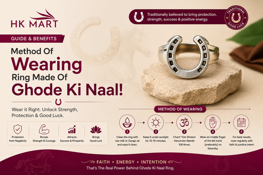 Method Of Wearing Ring Made Of Ghode Ki Naal!