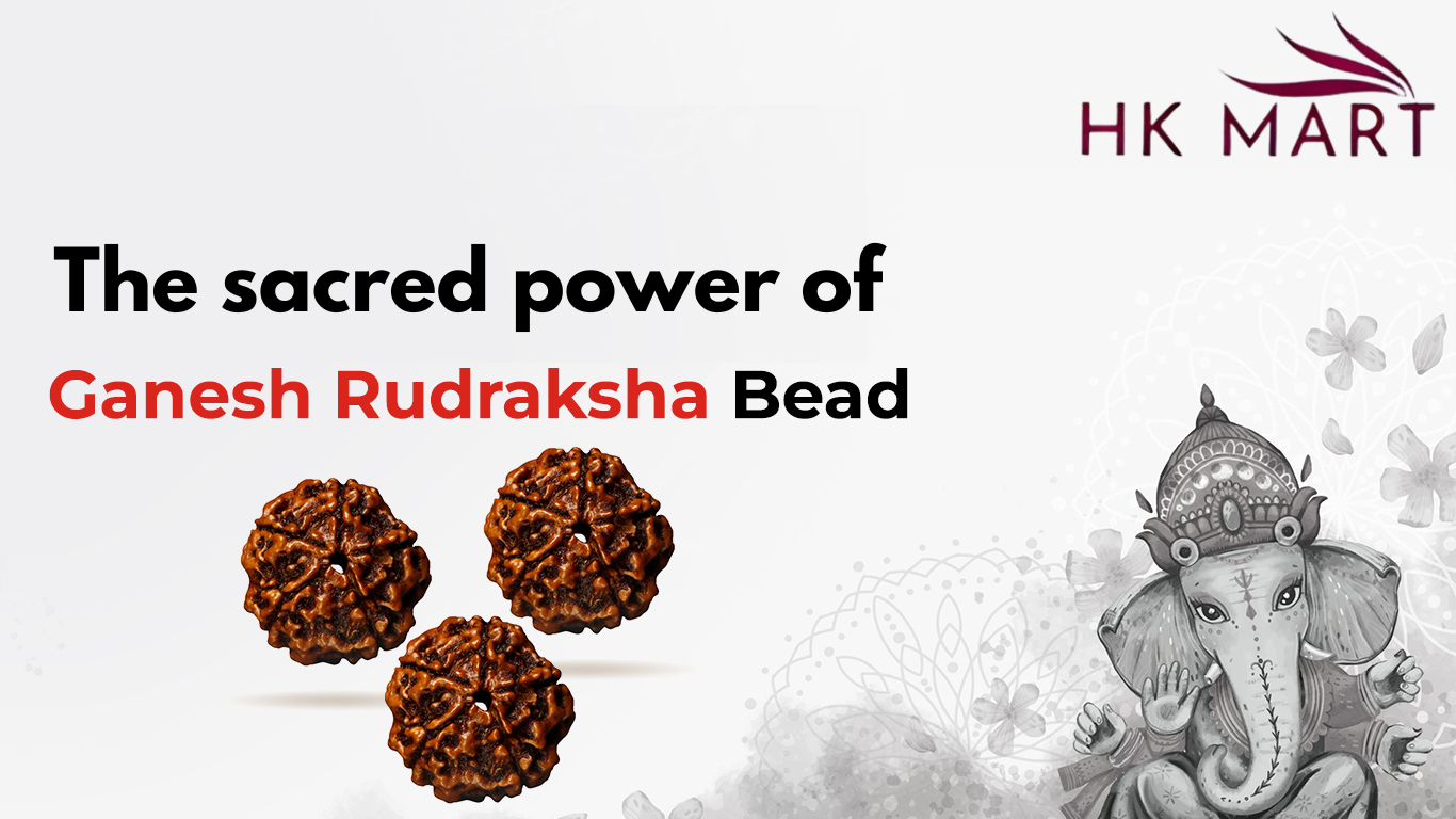 Ganesh Rudra Roop The sacred power of Rudraksha beads for Ganesh? – Hare krishna Mart