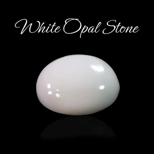 What are the benefits of wearing white opal stones?