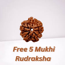 FREE 5 Mukhi Rudraksha With Every Order