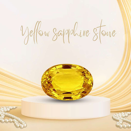 What are the benefits of wearing a yellow sapphire stone?