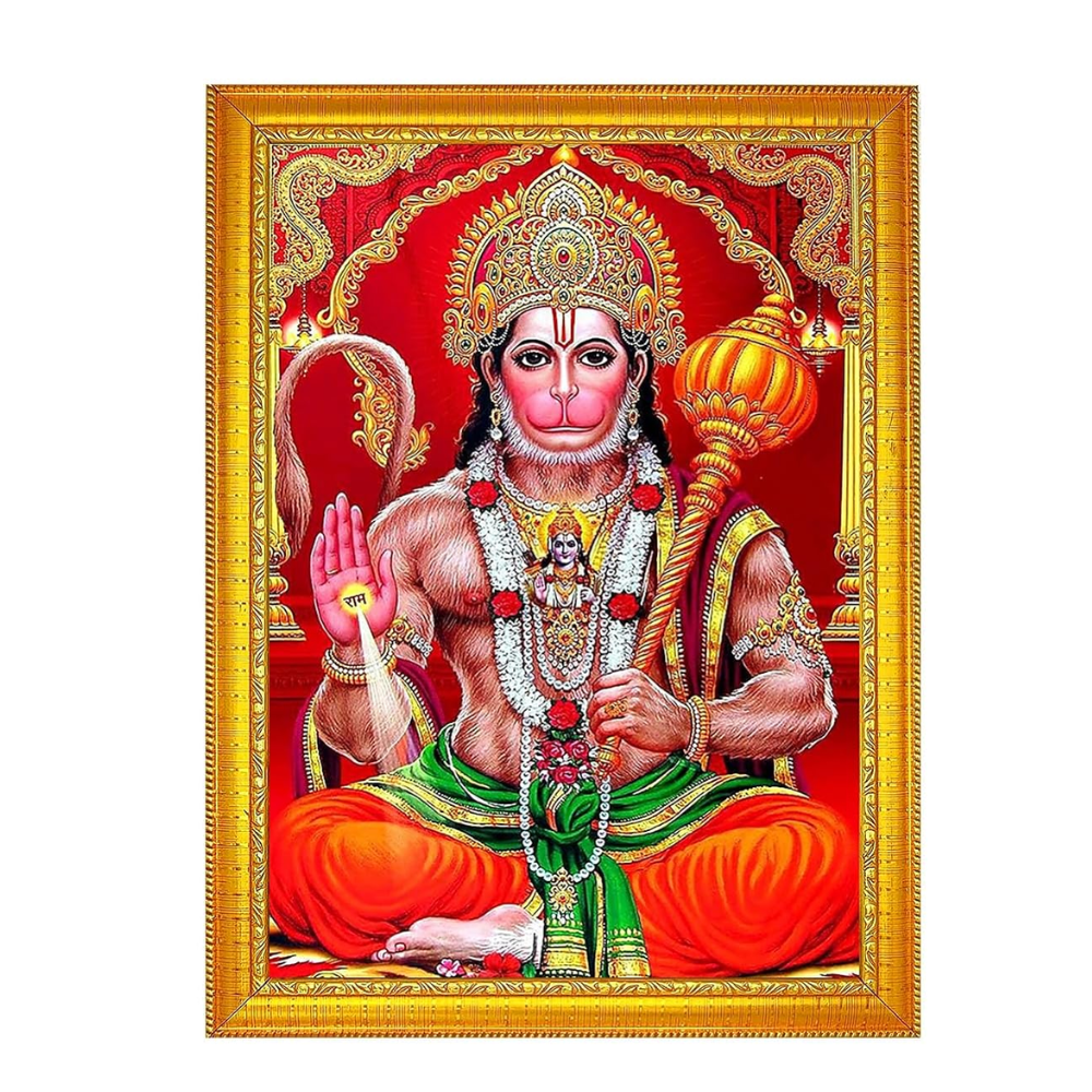hanuman-ji-photo-frame-collection-small-and-large-acrylic-frames-for-table-temple-wall-mandir-gym-and-outdoor-spaces-for-home-decor-9-x-12-inches-golden-frame-15