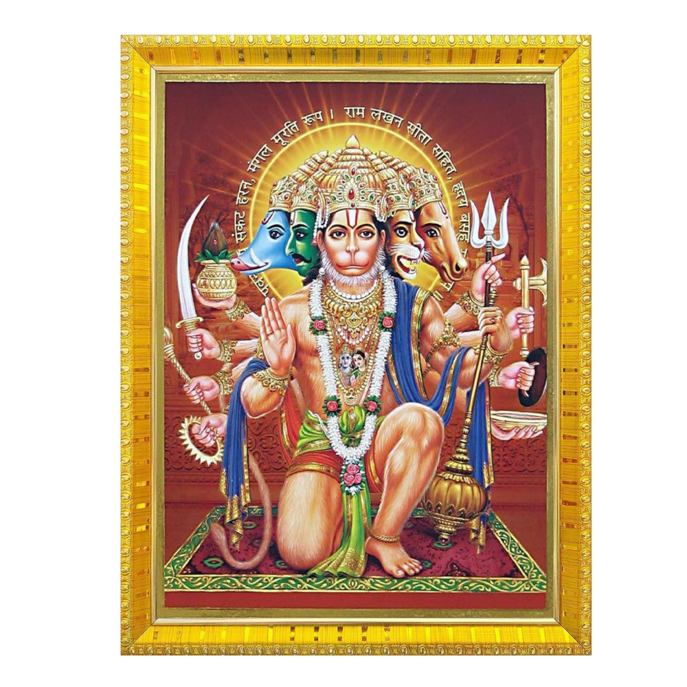 hanuman-ji-photo-frame-collection-small-and-large-acrylic-frames-for-table-temple-wall-mandir-gym-and-outdoor-spaces-for-home-decor-9-x-12-inches-golden-frame-25