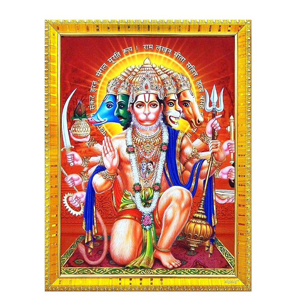 hanuman-ji-photo-frame-collection-small-and-large-acrylic-frames-for-table-temple-wall-mandir-gym-and-outdoor-spaces-for-home-decor-9-x-12-inches-golden-frame-05