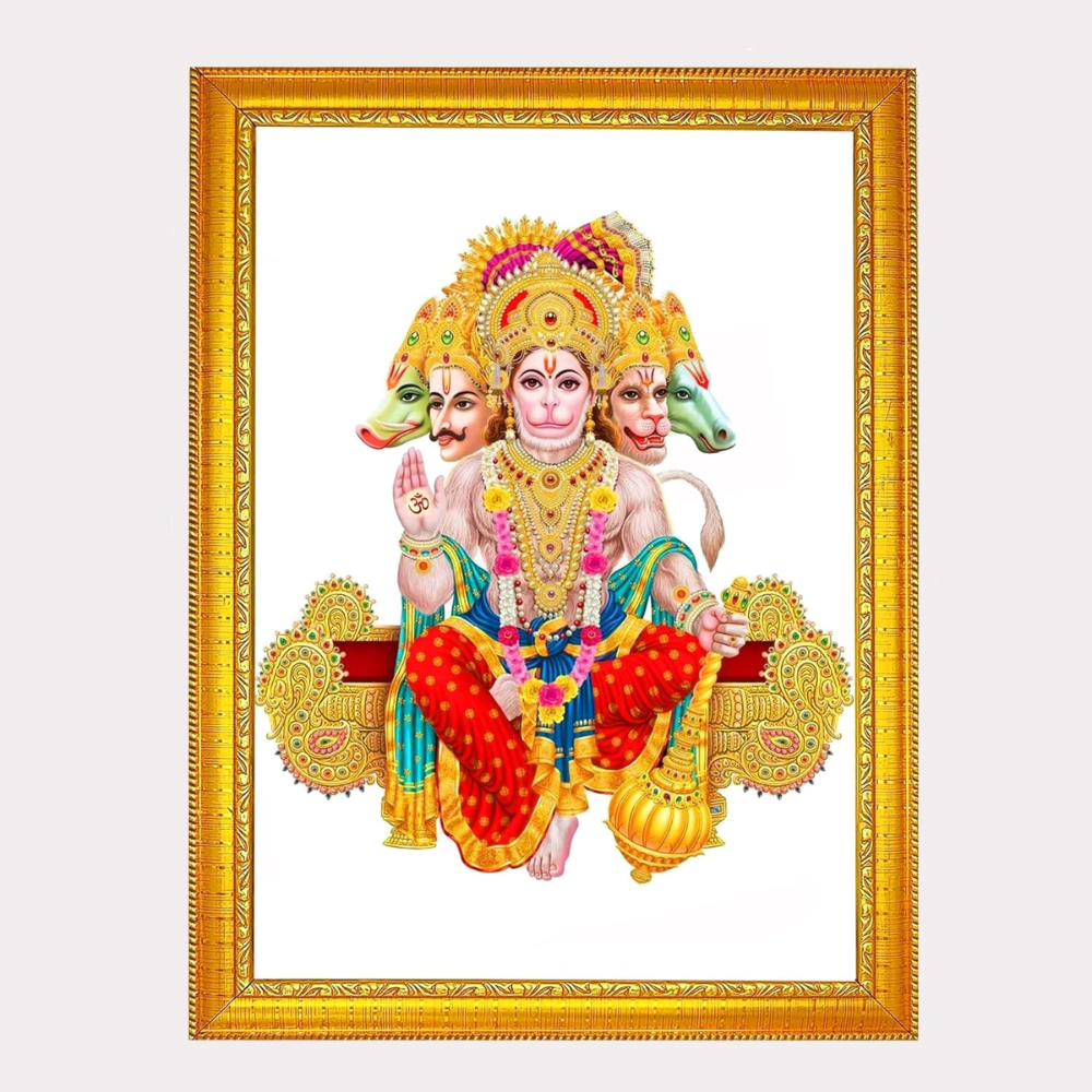 hanuman-ji-photo-frame-collection-small-and-large-acrylic-frames-for-table-temple-wall-mandir-gym-and-outdoor-spaces-for-home-decor-9-x-12-inches-golden-frame-07