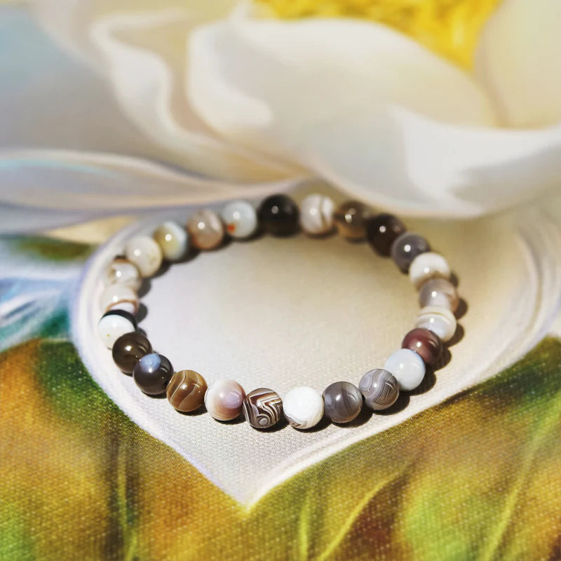 Botswana Agate Brcelet|Botswana Agate Bracelet For Men And Women| Botswana Agate Bracelet Price And Benefits|