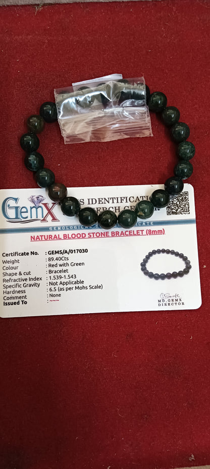 Blood Stone Bracelet