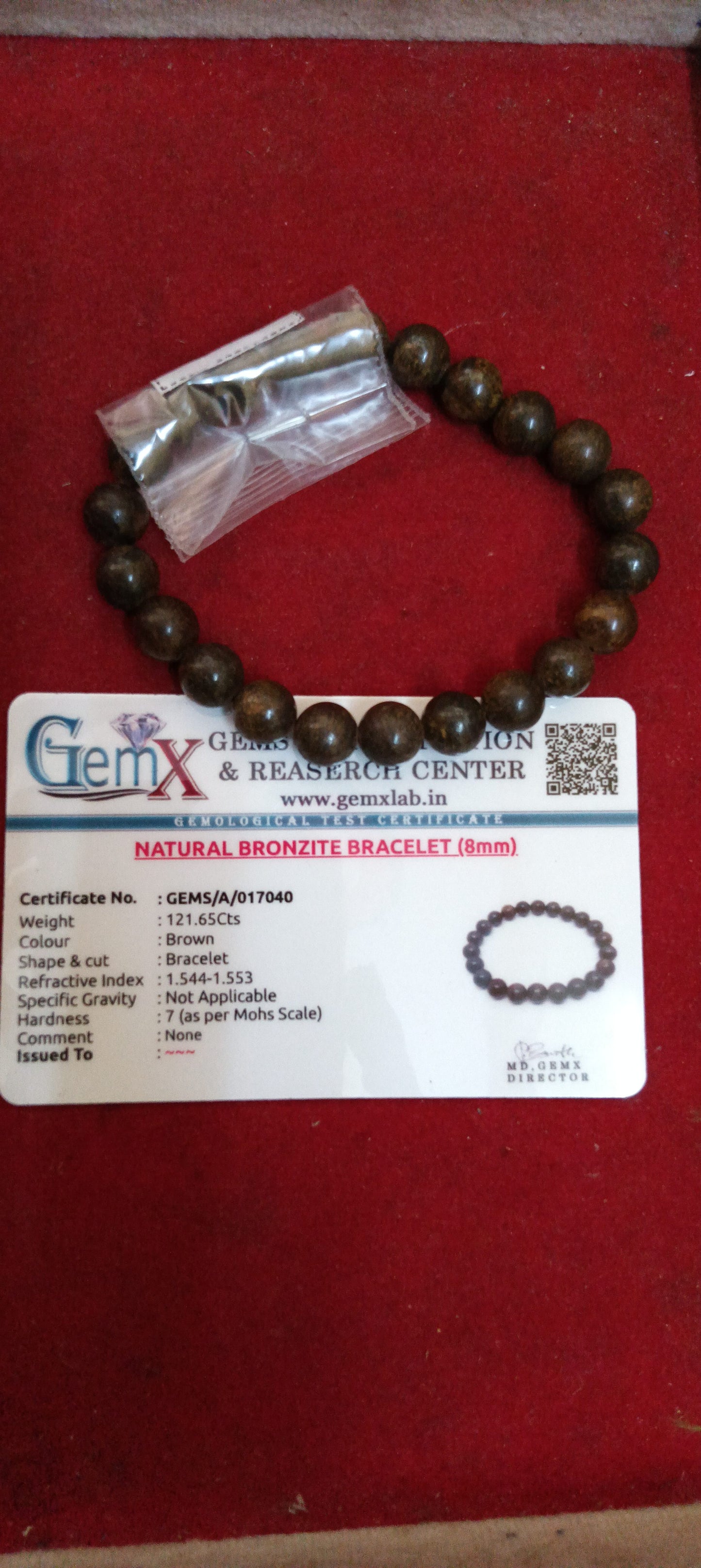 Bronzite Bracelet