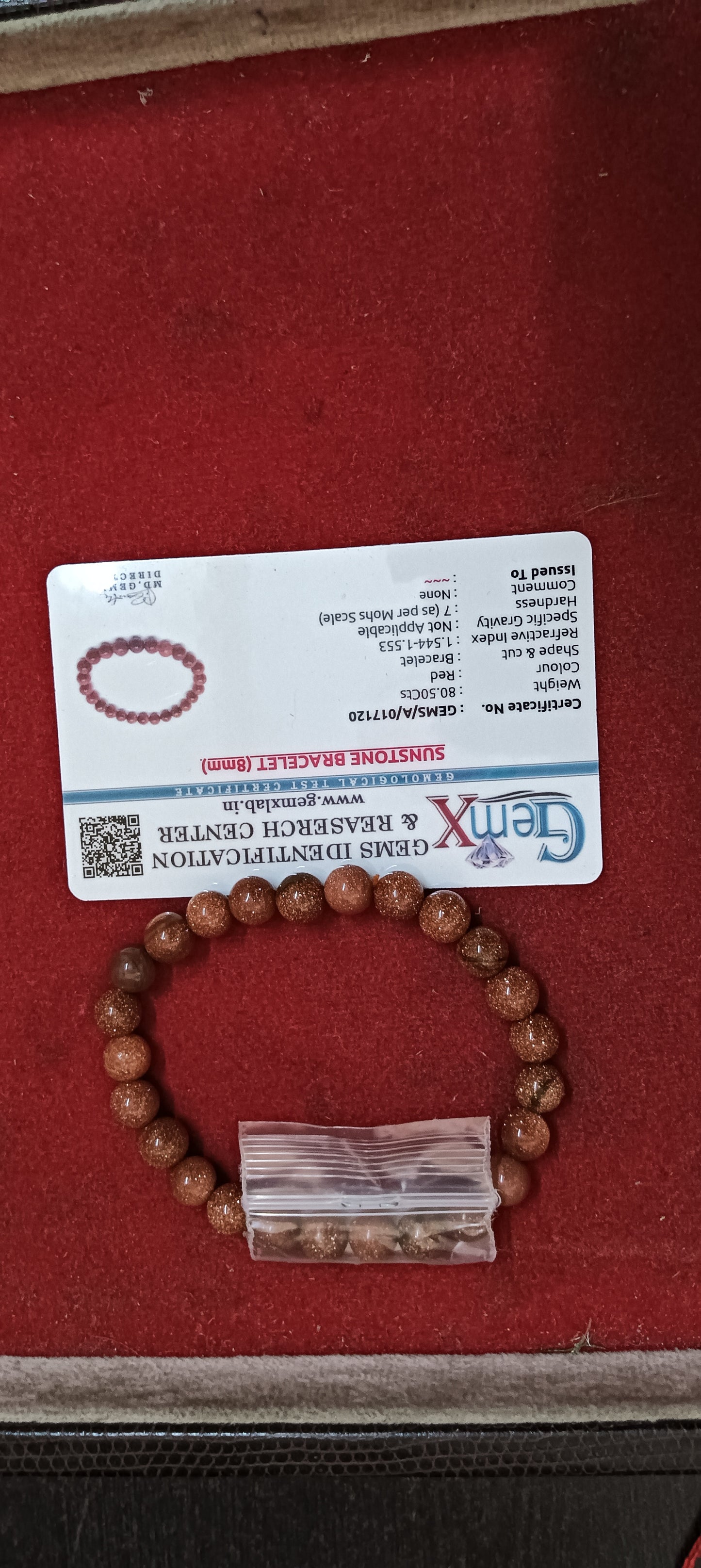 Sunstone Bracelet