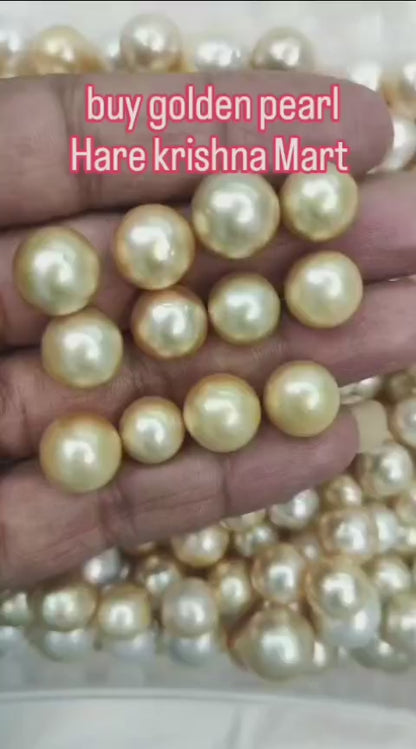 Natural Golden South Sea pearl