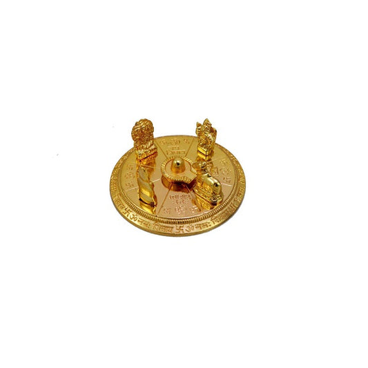 Gold Plated Shiv Parivar with Shivling
