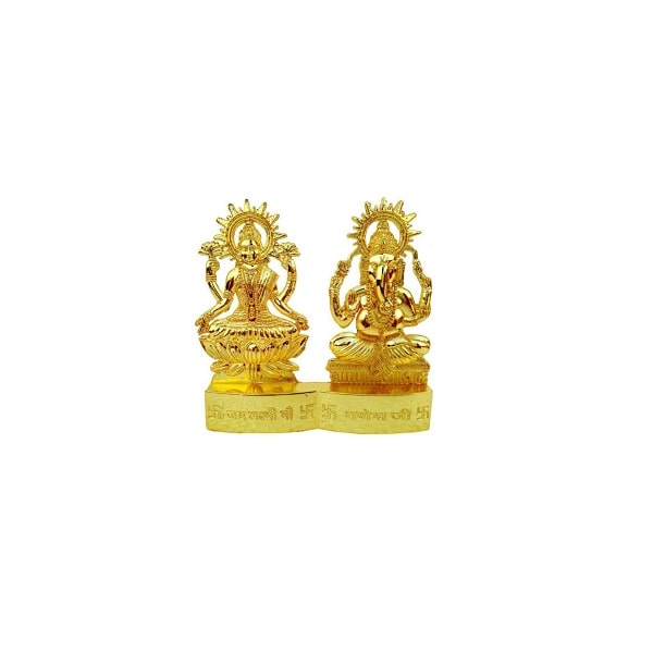 Laxmi Ganesh Brass Murti