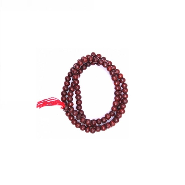 Red Wooden 108 beads Mala