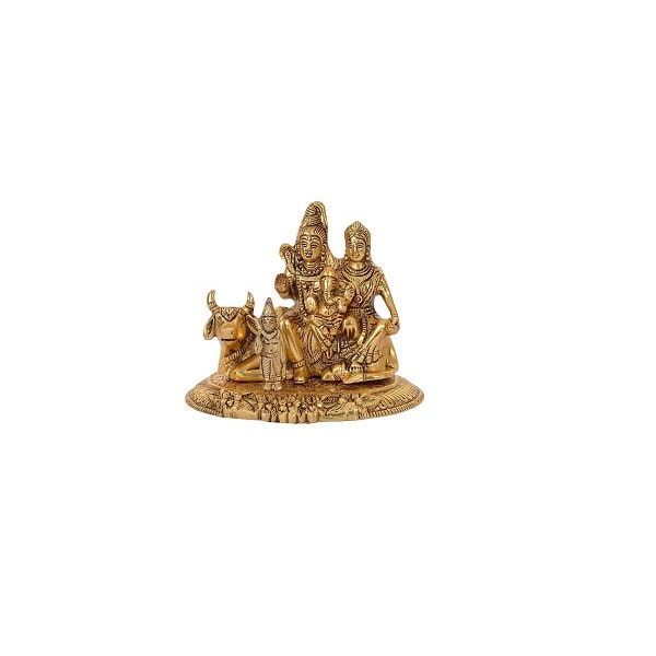 Shiva Family With Kartik And Ganesh Idol
